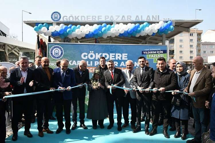 Gökdere Pazar Yeri Hizmete Açıldı